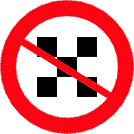No Czechs sign.