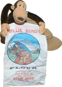 Blue Bird Flour sack
