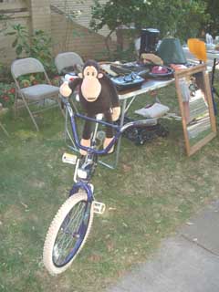 Yard sale bike test